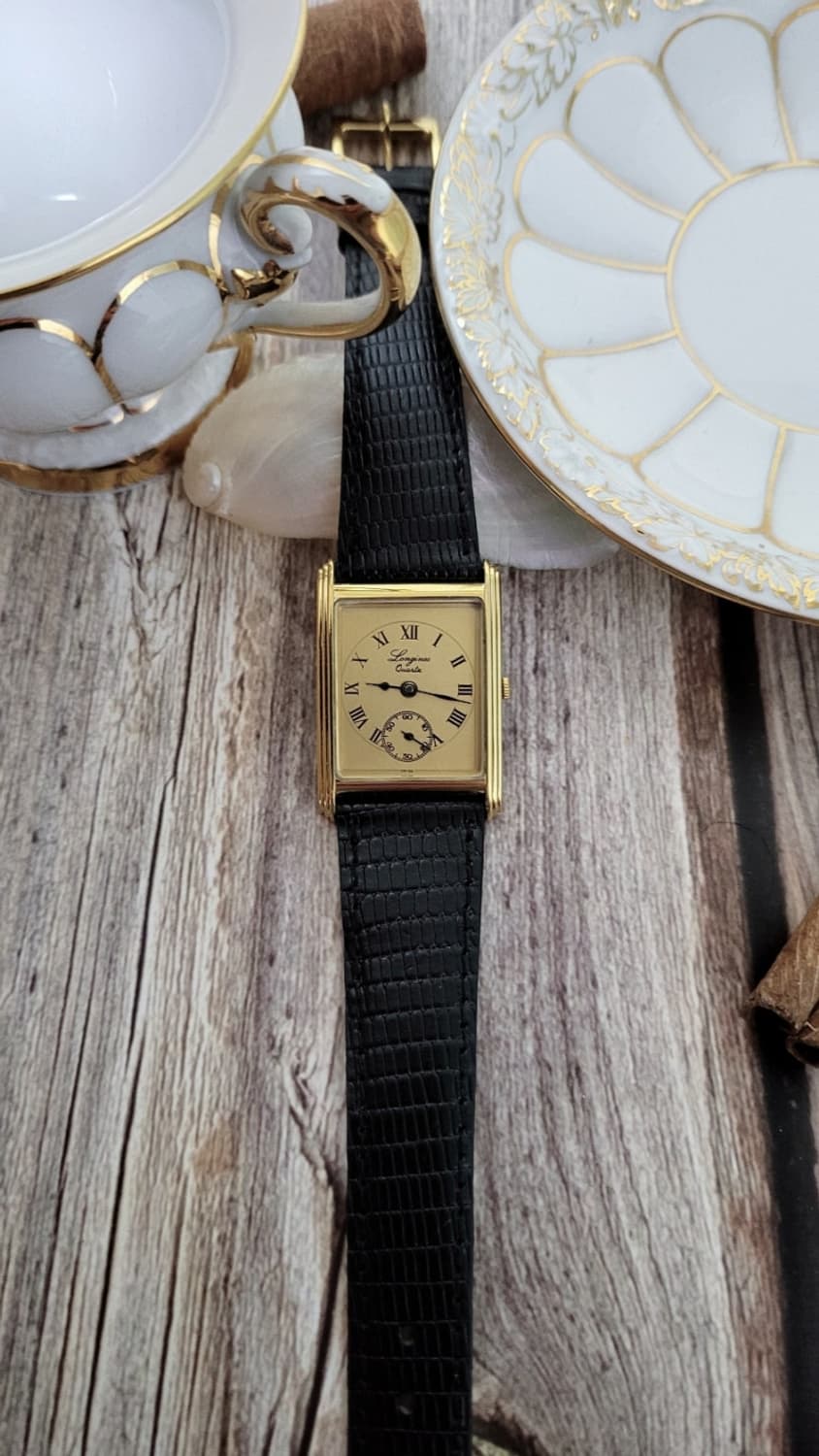 정품 론진 150주년  탱크 클래식 남성용 쿼츠시계 상품이미지7