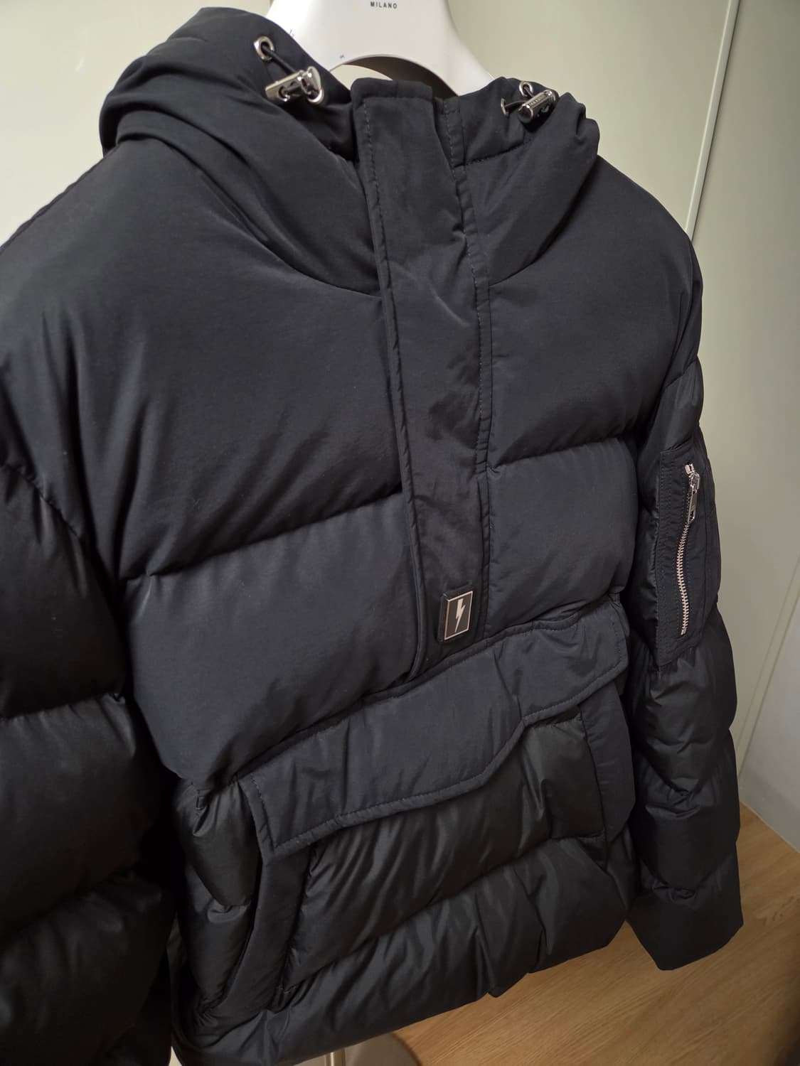 닐바렛 패딩 하프집업 아노락 상품이미지3