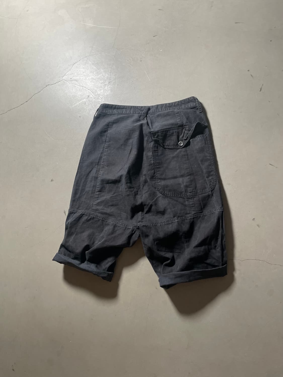 KZ Atelier Garment Dyed Wide Shorts 상품이미지2