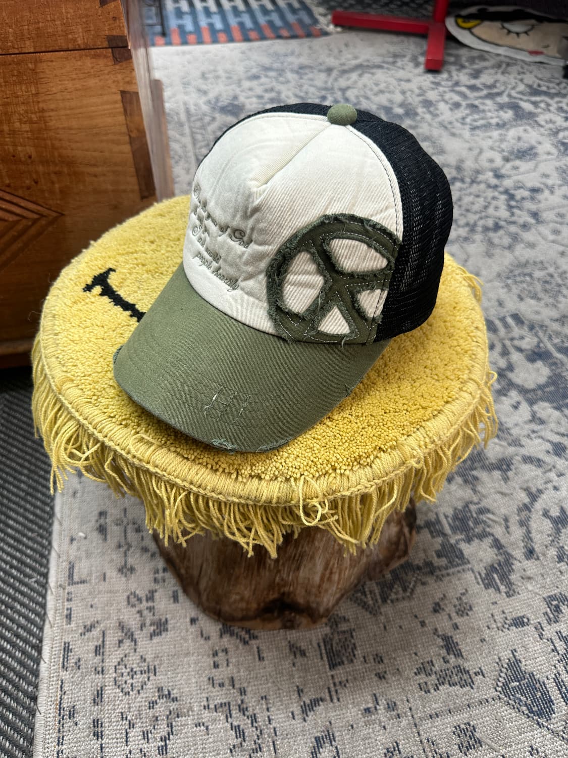 peace mesh cap 상품이미지2