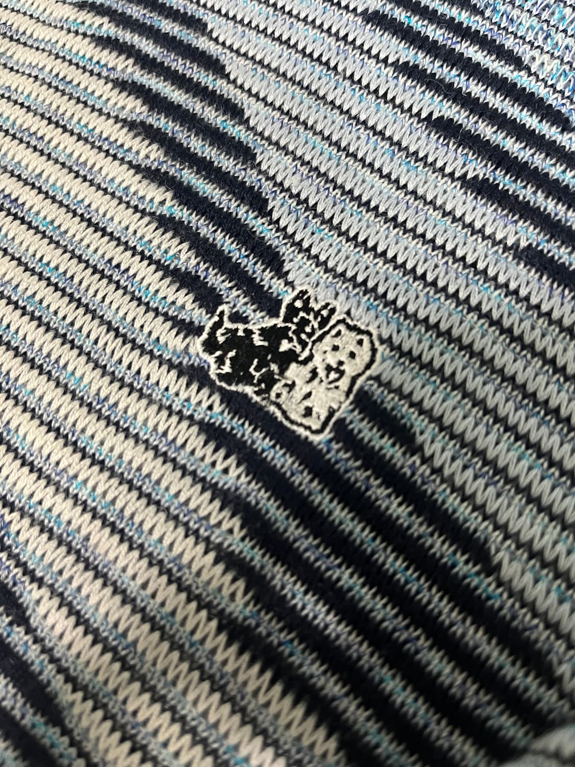 블랙 앤 화이트 니트 상품이미지3