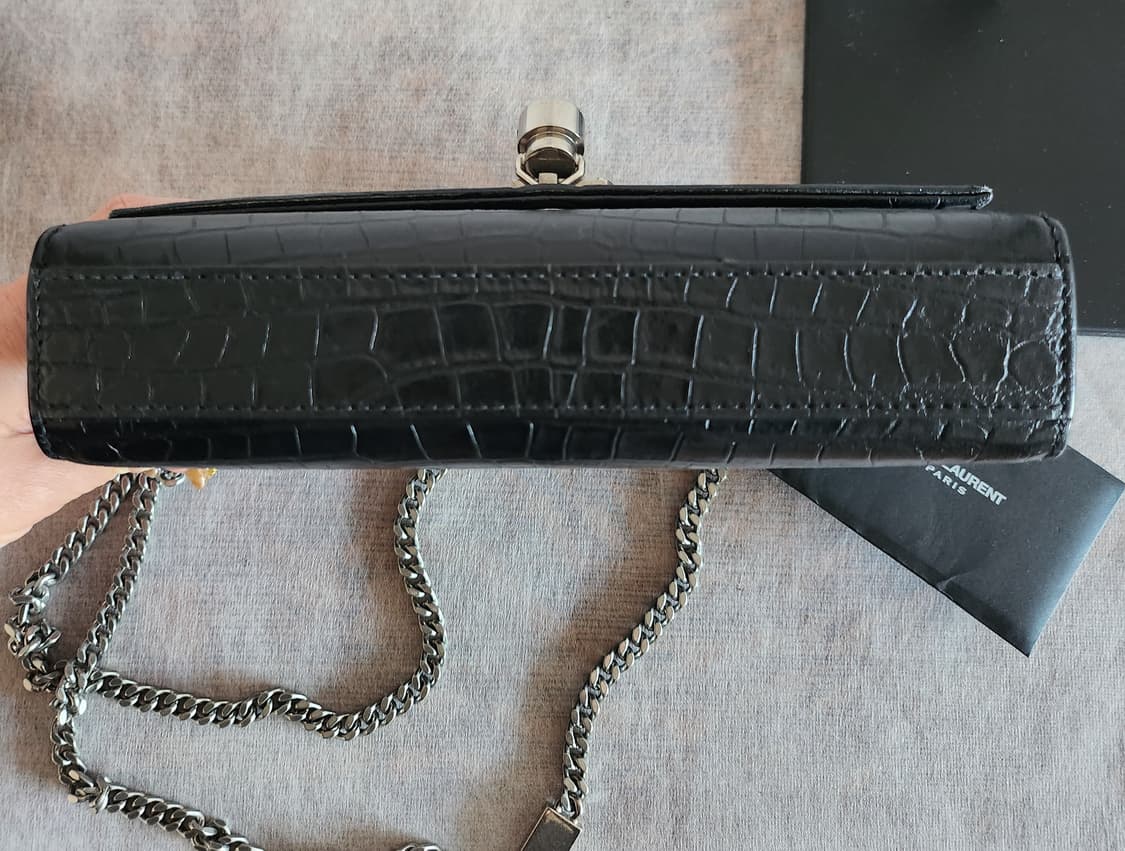 생로랑 케이트백 크로커다일 테슬백 투웨이백 상품이미지7