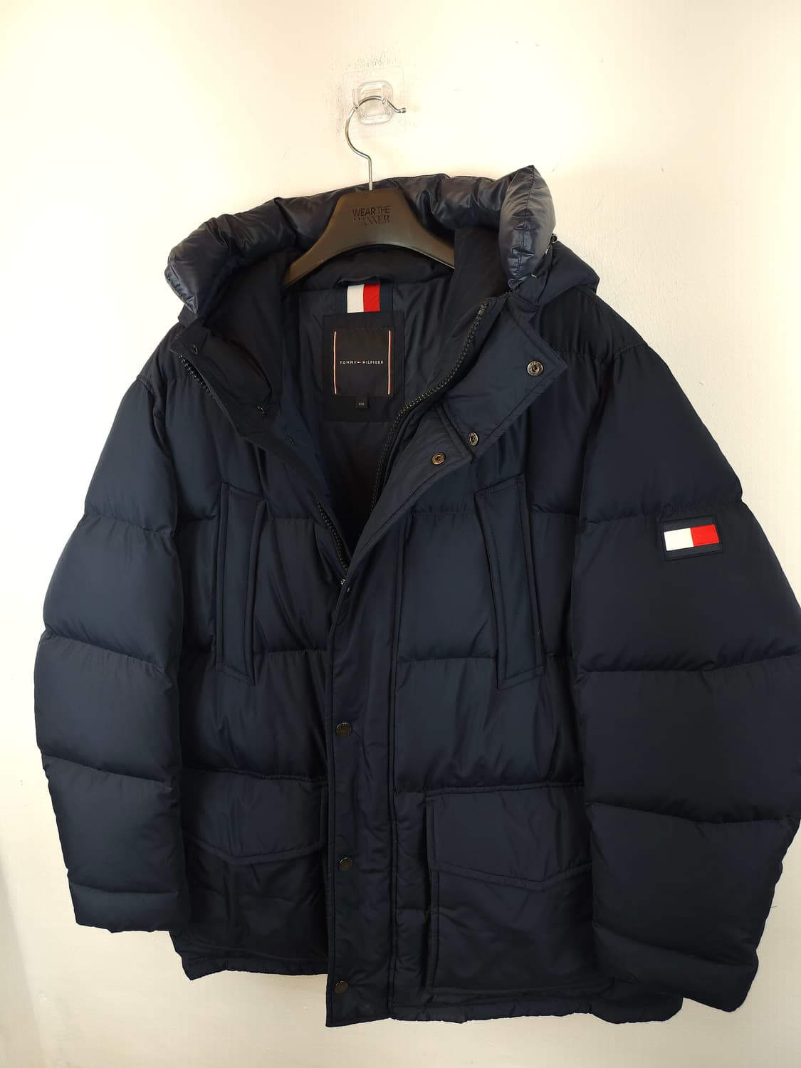 타미힐피거 정품 구스후드패딩점퍼 115-125 4XL 5XL 새제품급 상품이미지7