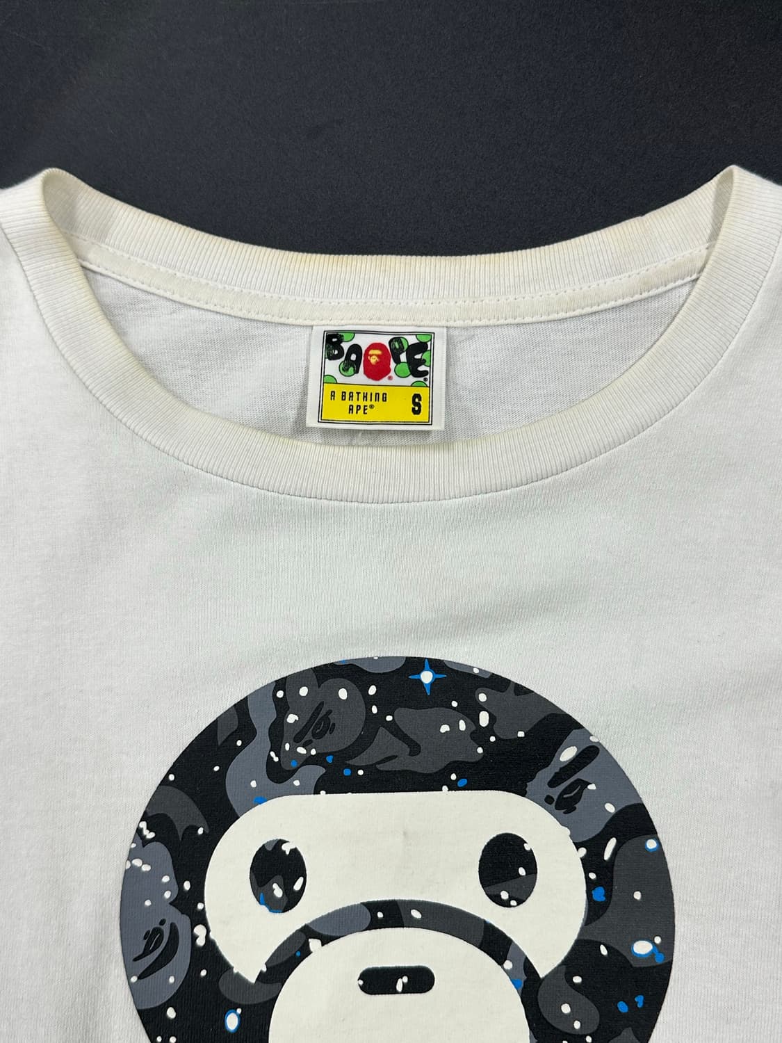 베이프 빅 베이비 마일로 스페이스 카모 반팔티 상품이미지5