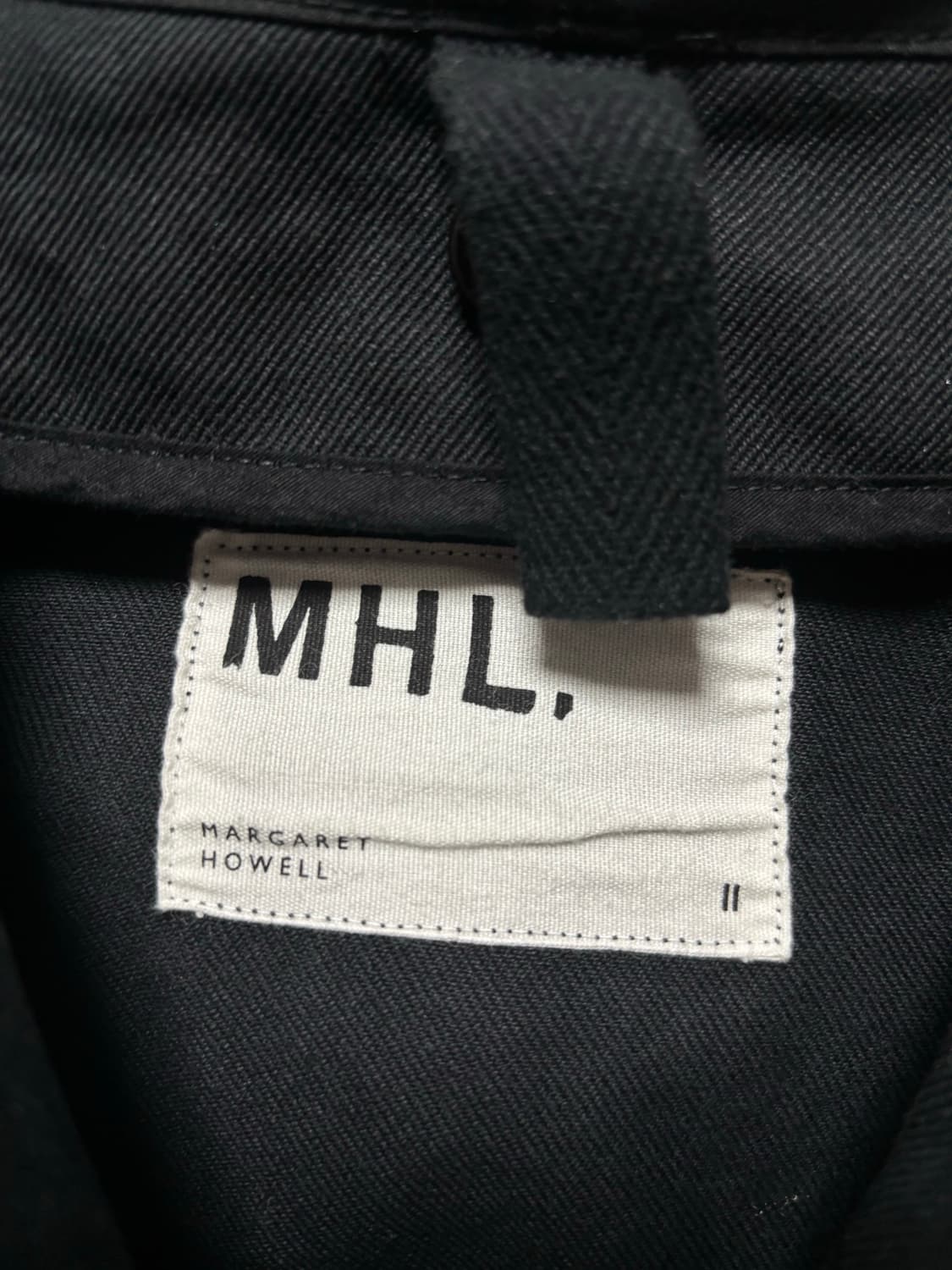 MHL 마가렛호웰 블랙 아우터 2사이즈 상품이미지6