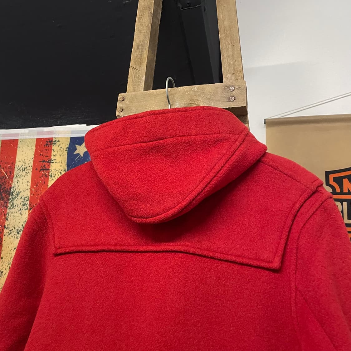 90s 글로버 올 GLOVERALL 후드 더플 코트 떡볶이 코트 상품이미지6