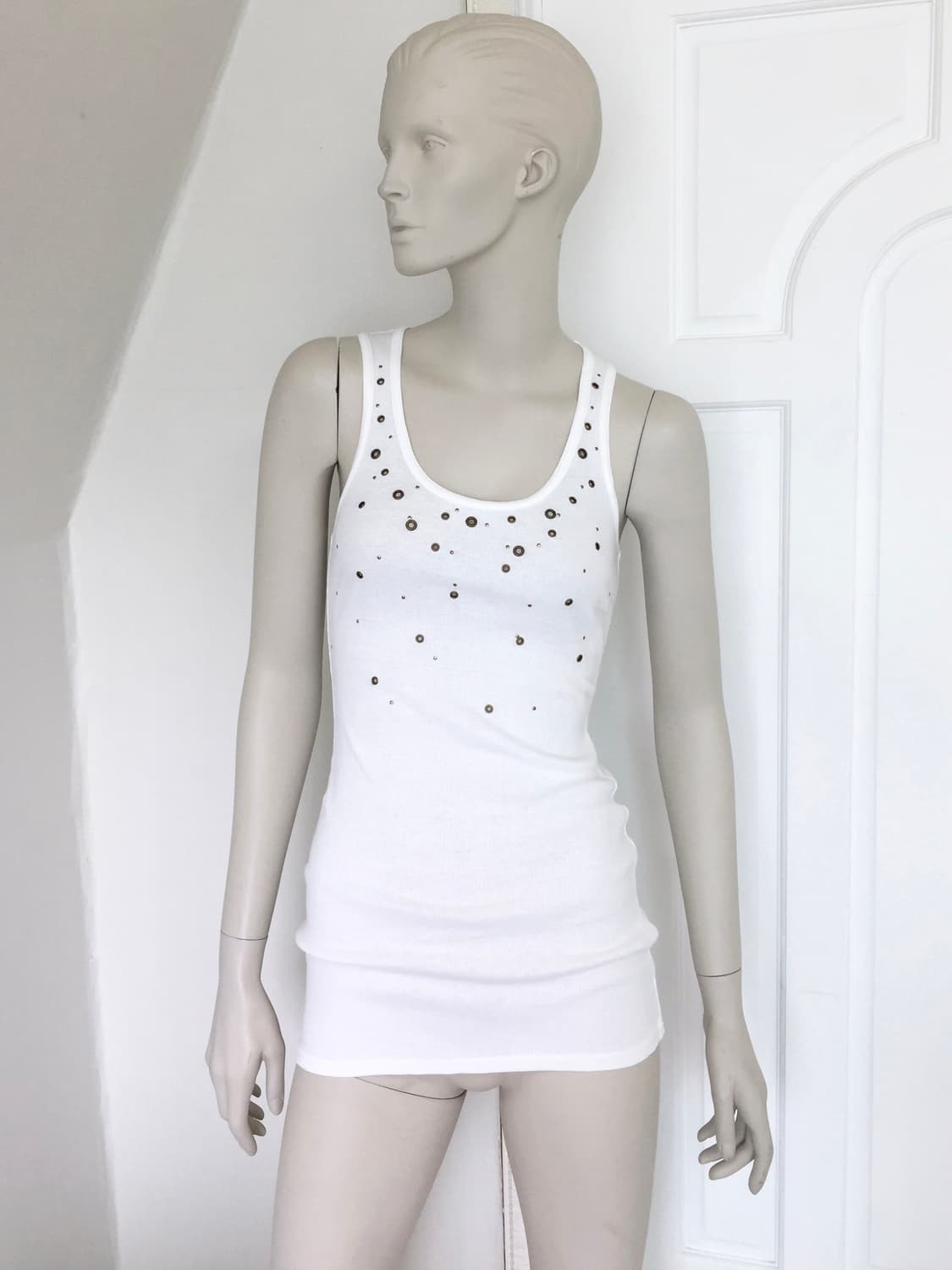 Eyelet Point Tank-Top 상품이미지1