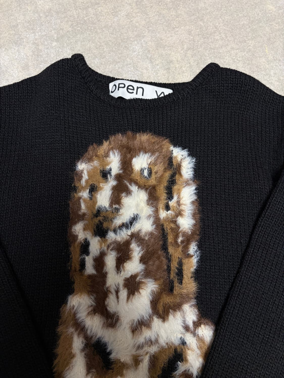 오픈와이와이 펫 니트 블랙(유니섹스) 새상품 상품이미지2