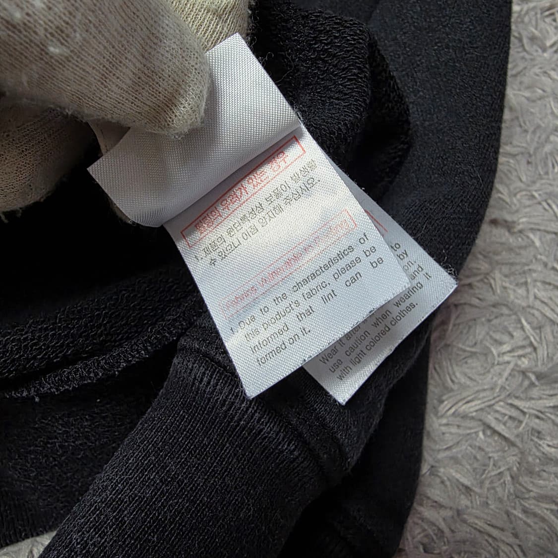 [클로젯][52]우영미 나비 백로고 스웨트셔츠 블랙 맨투맨 상품이미지9