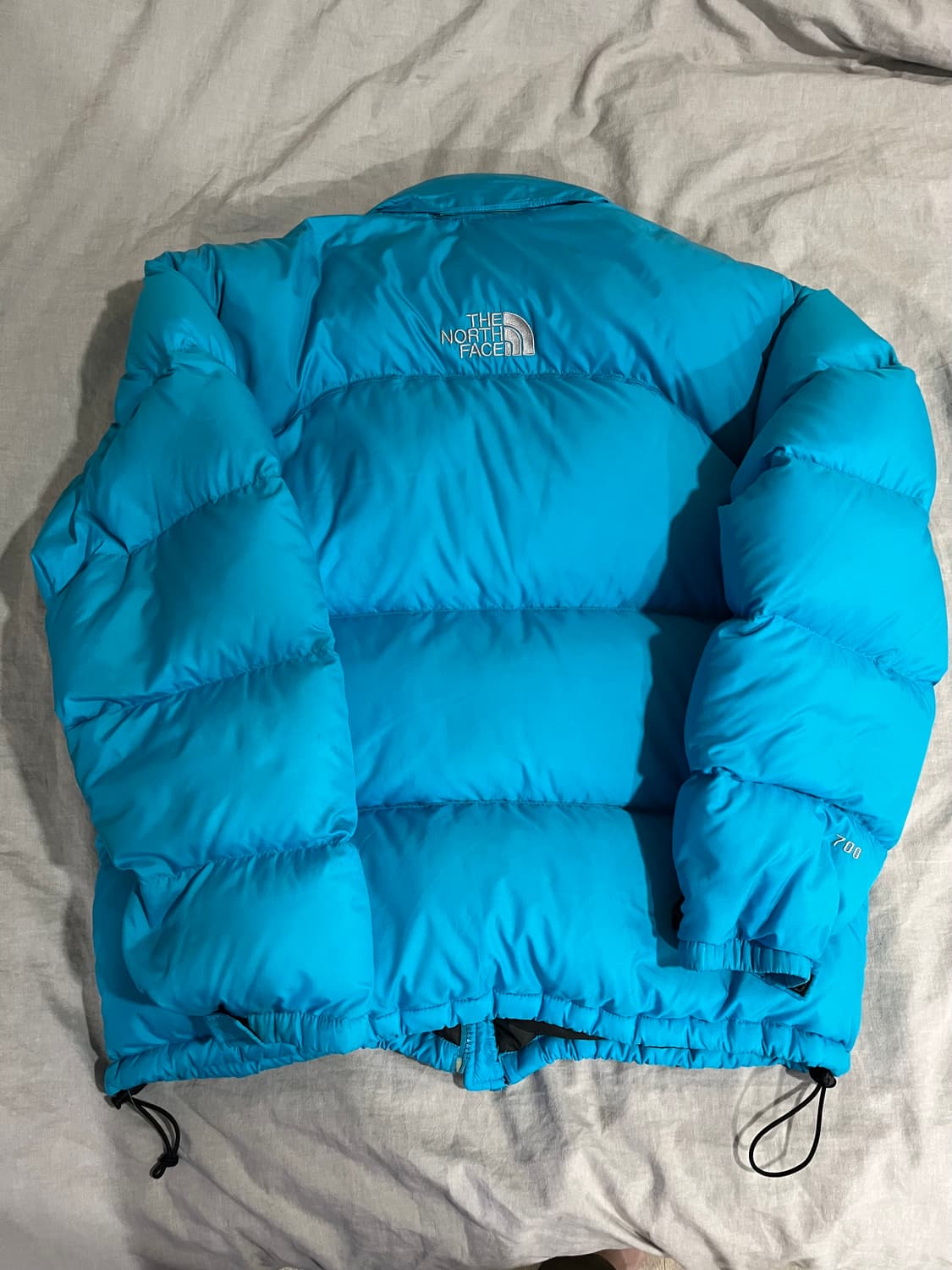 노스페이스 재팬 / 눕시 센터로고 패딩 / L / 블루 상품이미지2