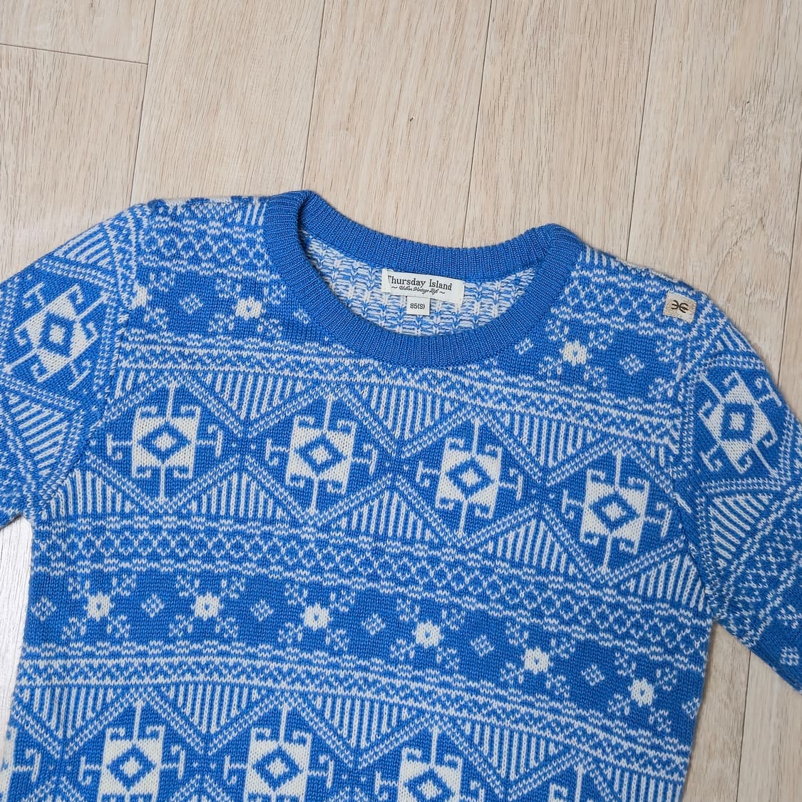 Thursday Island 울혼방 패턴 니트 85(S) 상품이미지1