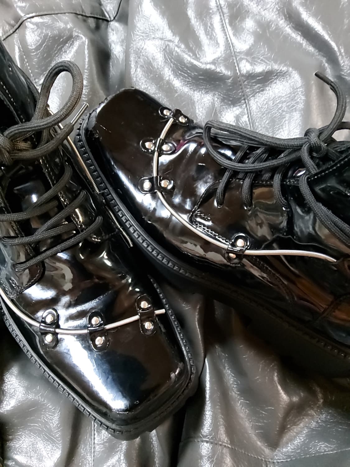 부츠 하이탑  바이커 265~270 상품이미지6