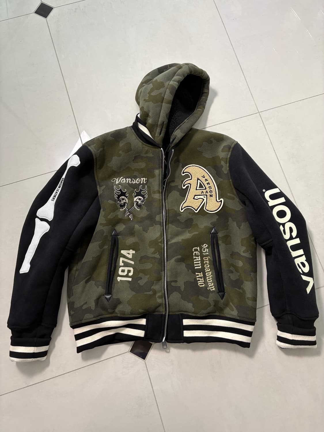 예약/ X AAO crop varsity jacket 크롭 바시티 자켓 상품이미지6