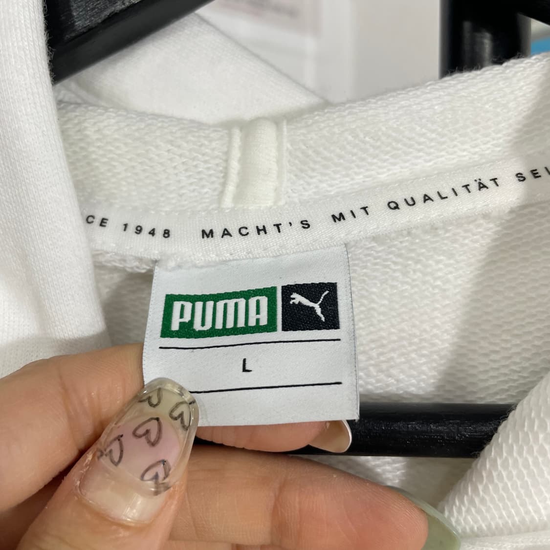 푸마 빅로고 후드티 상품이미지6