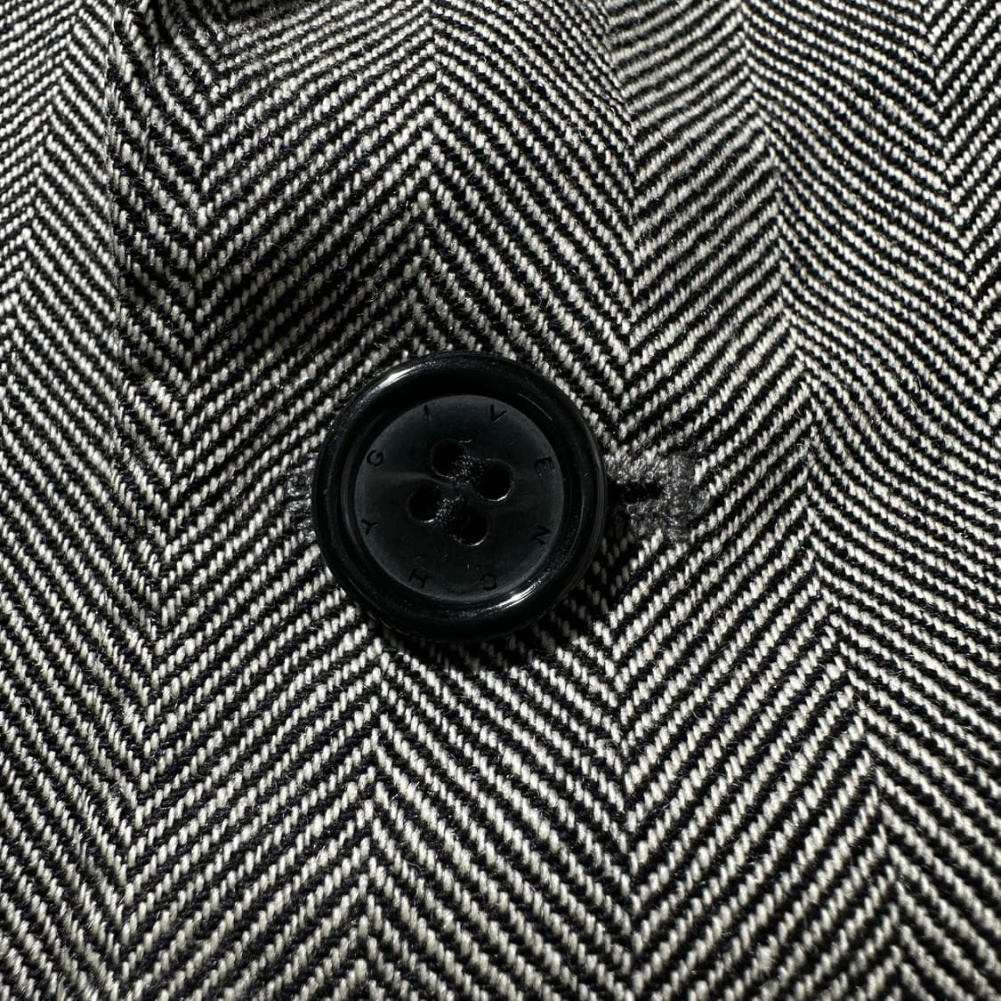 지방시 울 캐시미어 헤링본 싱글 2B 블레이저 자켓 상품이미지5