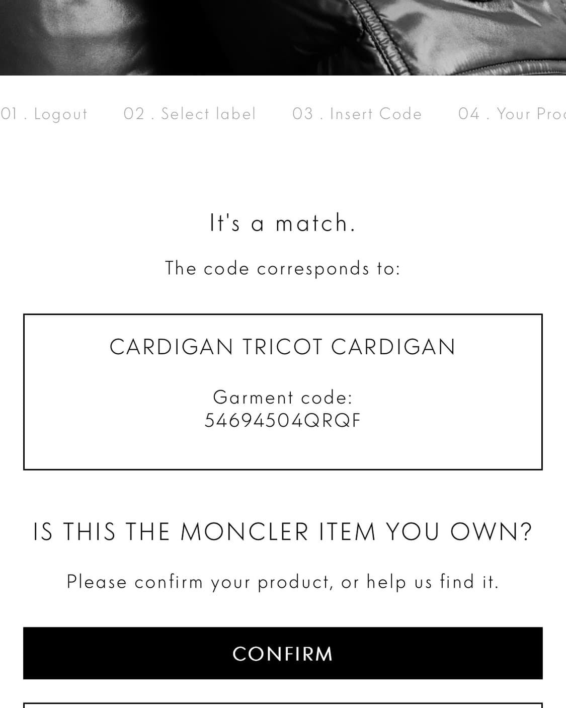 몽클레어 24ss 베이지 니트 패딩 상품이미지9