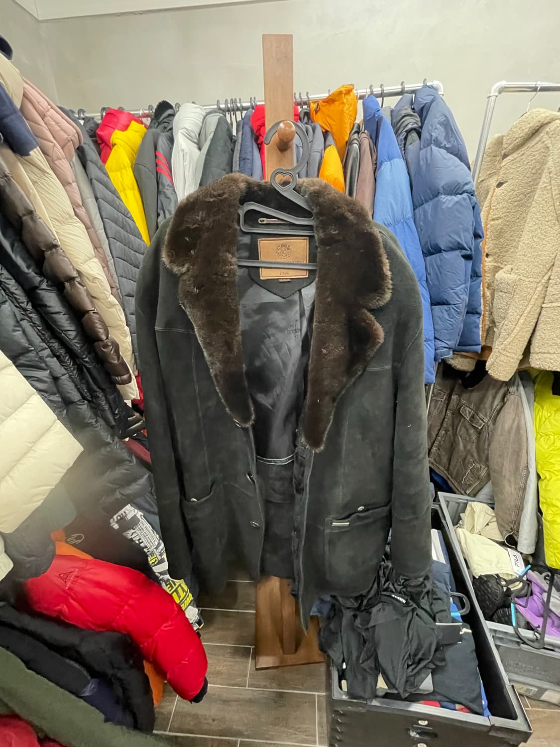 진도무스탕 가죽은깨끗 털하자  상품이미지1