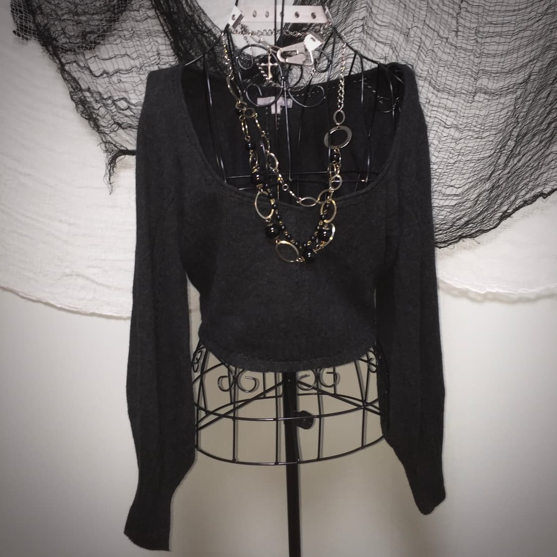 Mame Kurogouchi bolero knit 상품이미지1