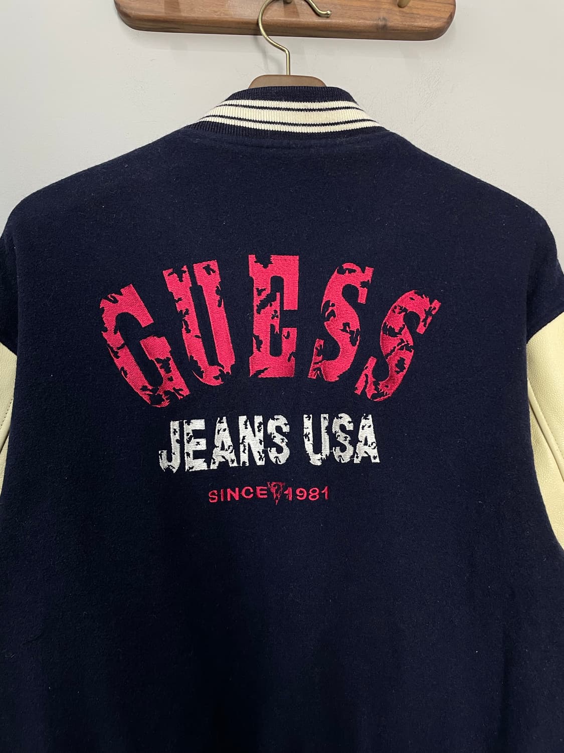 게스 90s 빈티지 암레더 바시티 자켓 H2195 상품이미지5