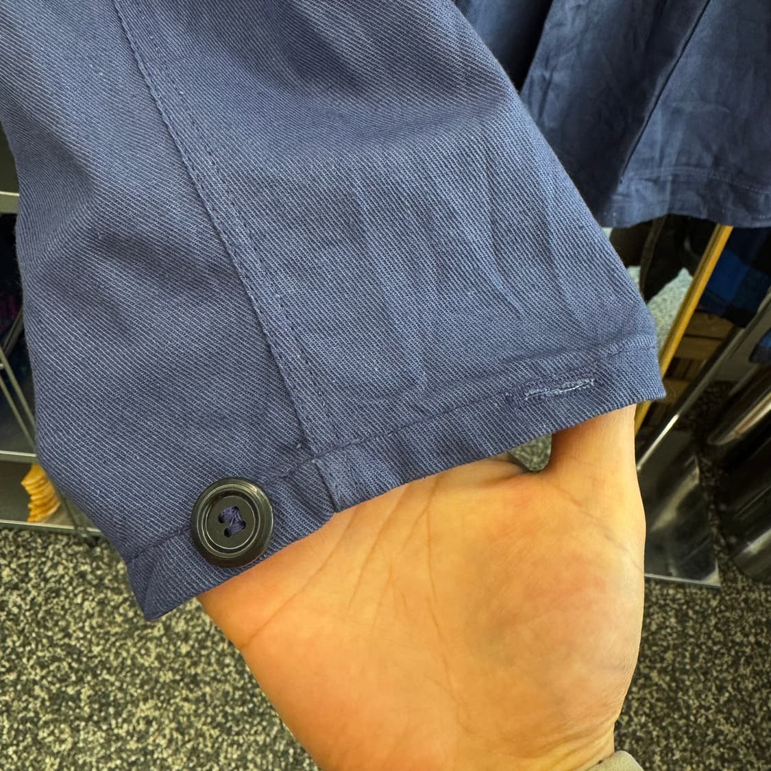 70s 빈티지 프렌치 워크 자켓 (L) 상품이미지3