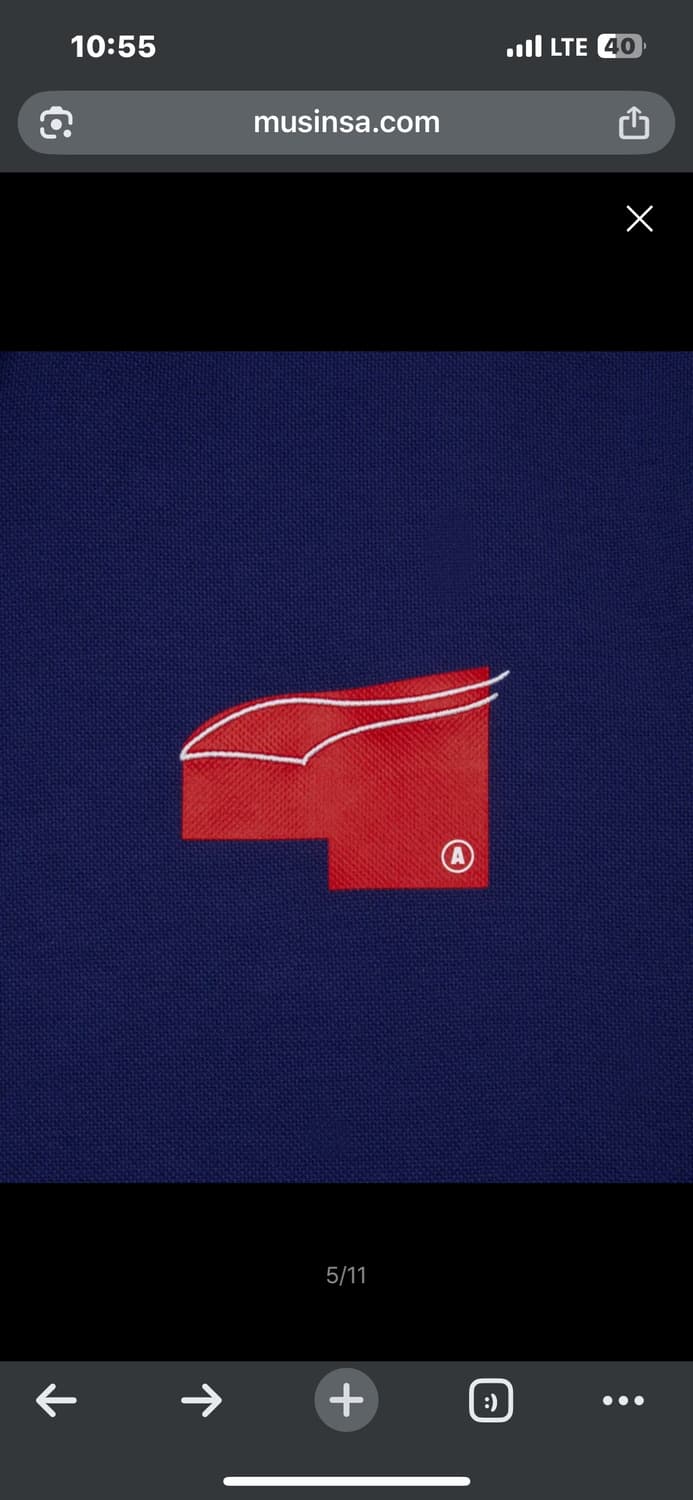 아더에러 X 푸마 후드티 네이비 M (100사이즈 정도) 상품이미지4