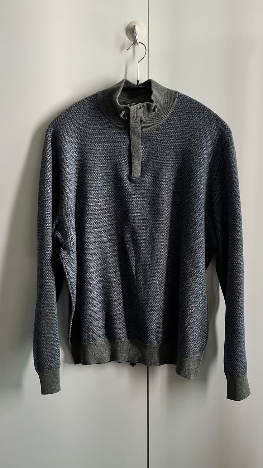 에르메네질도 제냐 캐시미어 니트 집업 상품이미지1