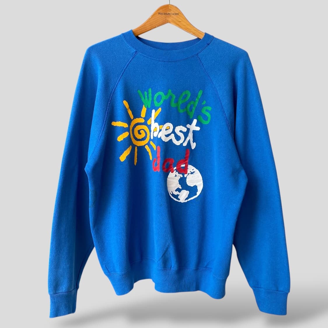 (L)90s 툴텍스 World's Best Dad 스웨트셔츠 맨투맨 상품이미지1