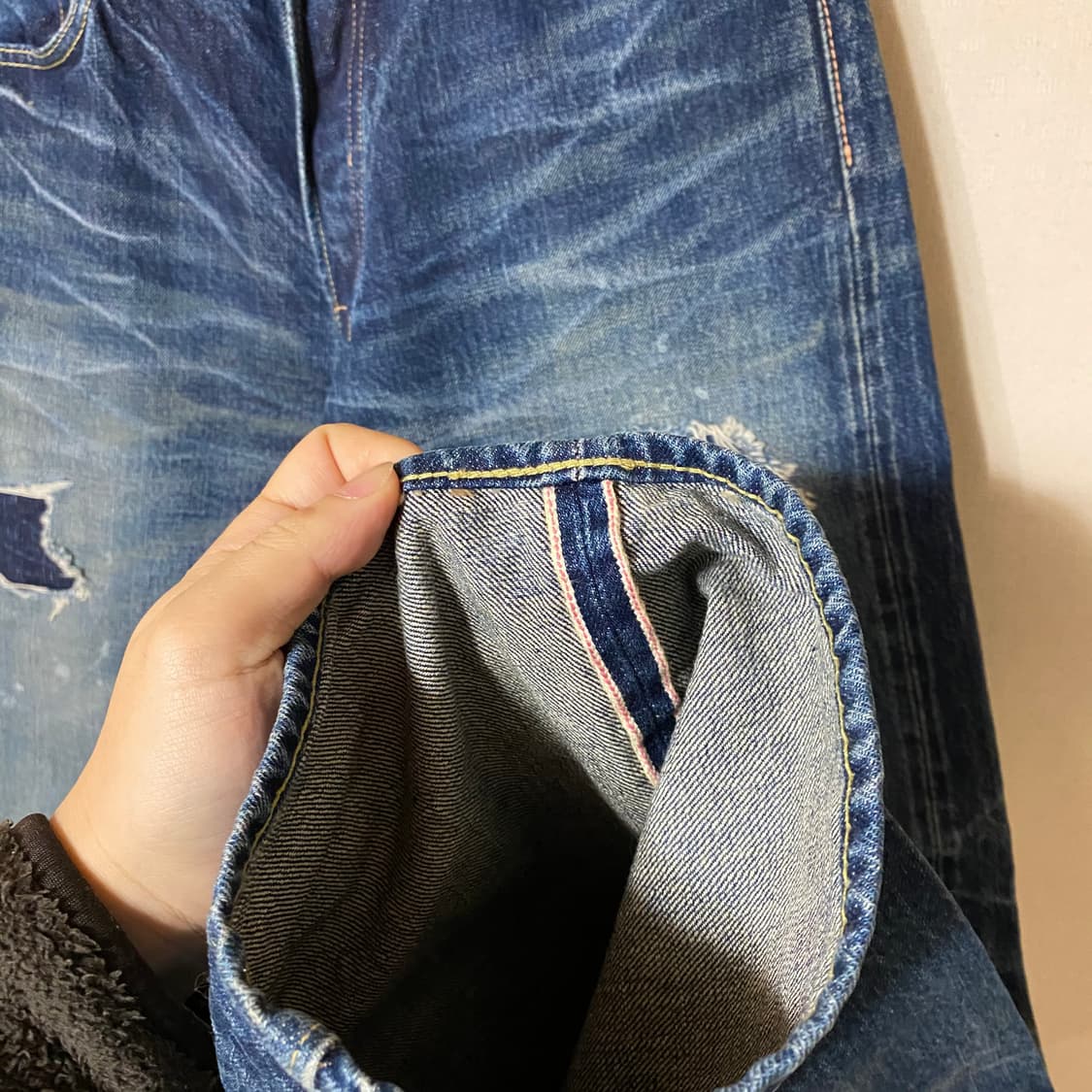 (32x30)슈가케인 Lot901 셀비지데님팬츠  상품이미지4