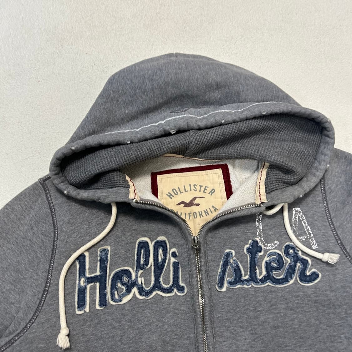 Hollister Grey Hoodie Zip-up 상품이미지6