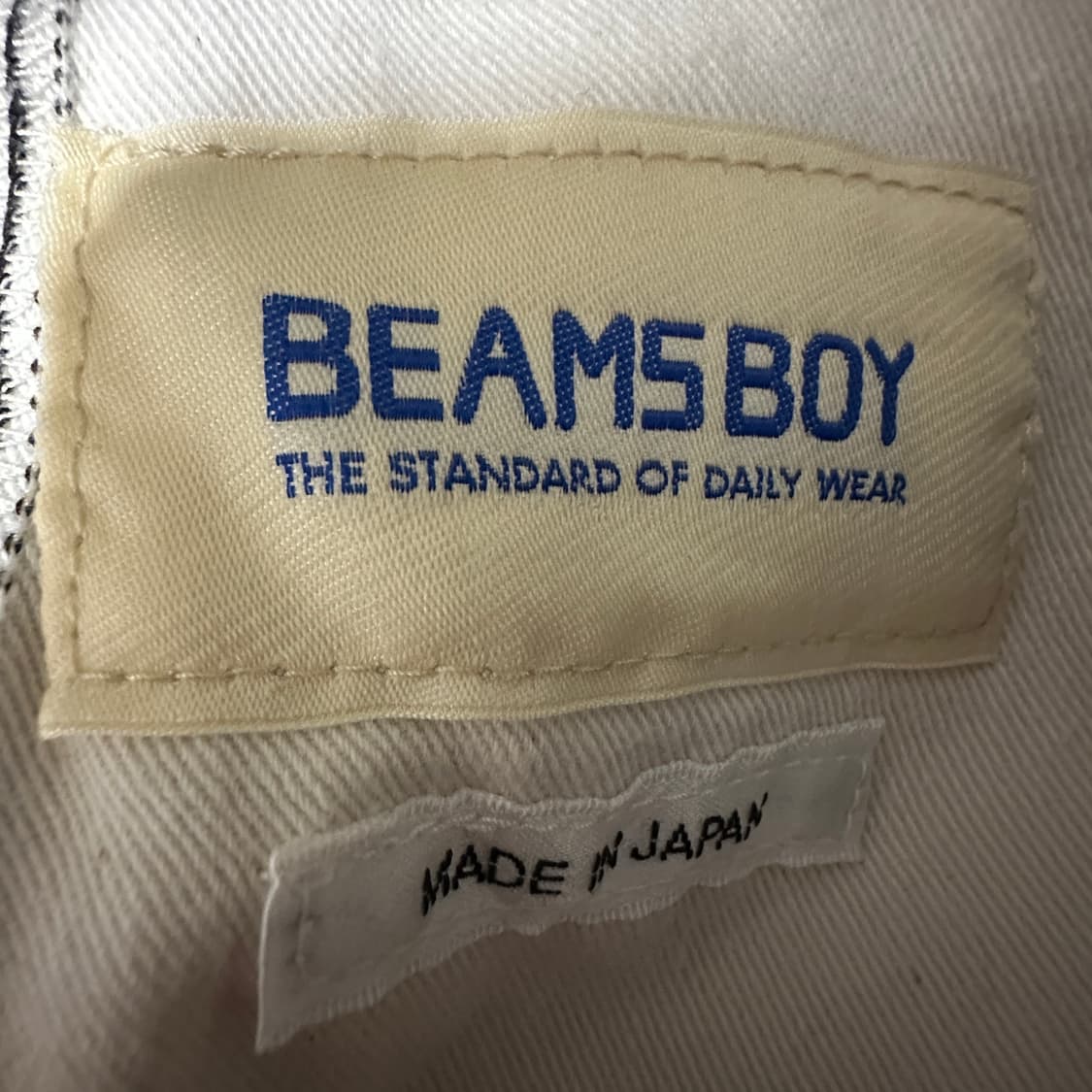 BEAMS BOY japan made cotton pants navy 상품이미지4