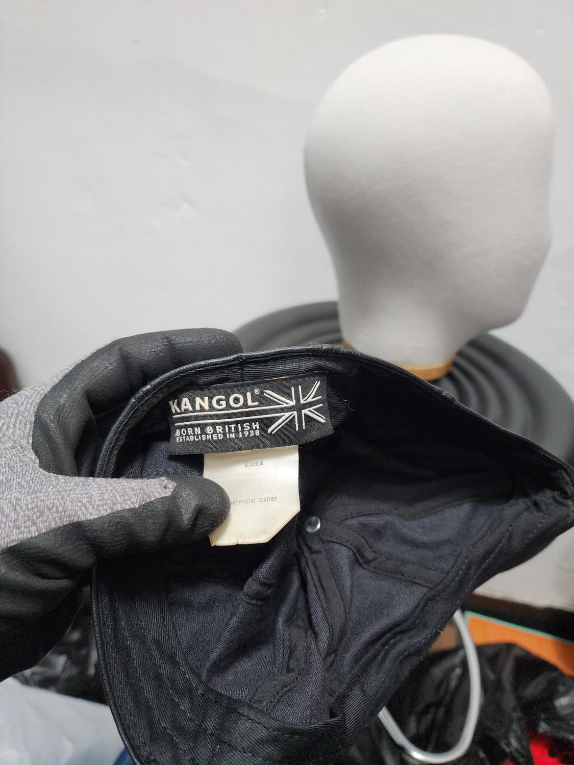 캉골 가죽 뉴스보이 헌팅캡 (일본판) 상품이미지7