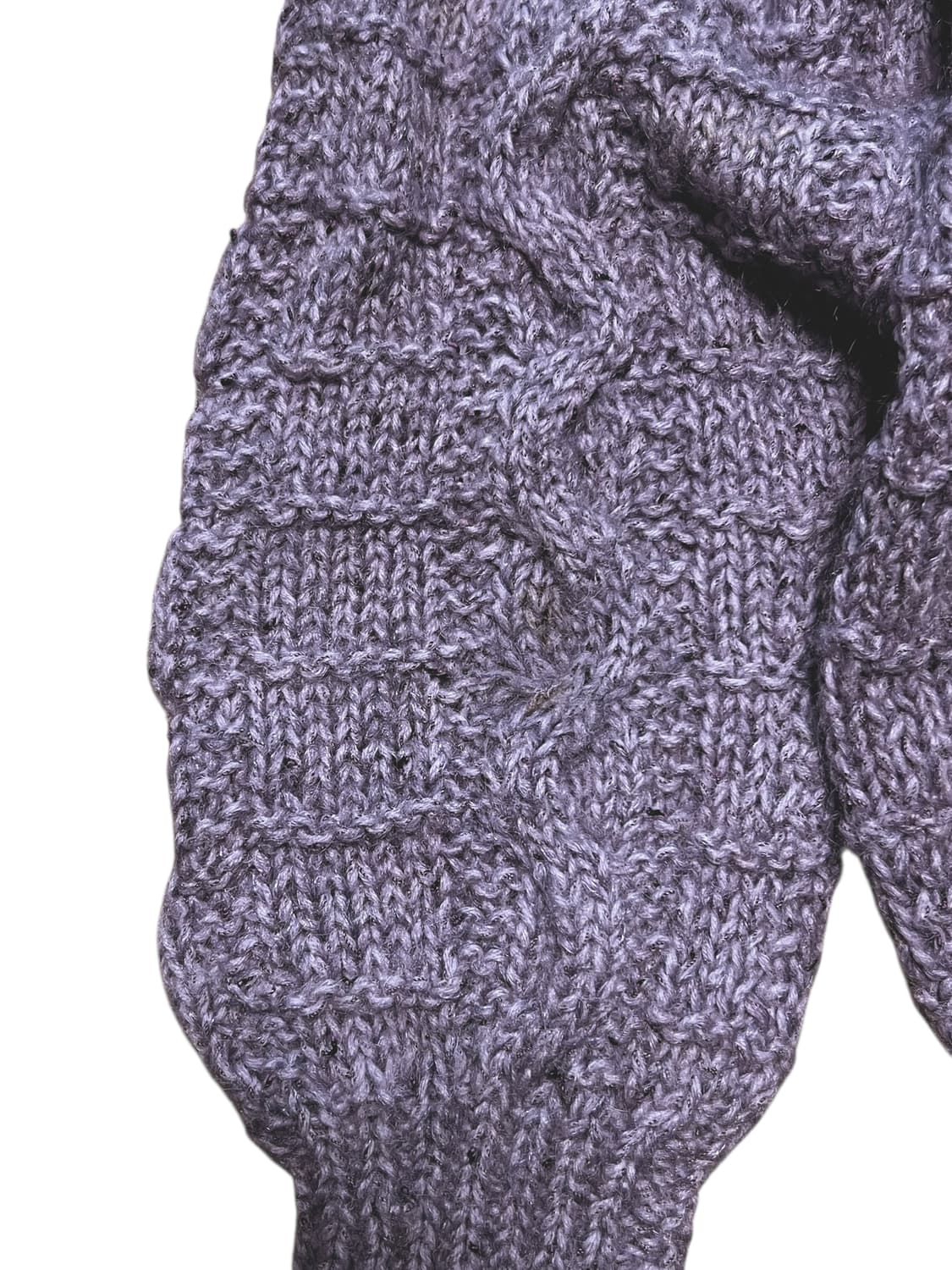 물결 반크롭 니트 상품이미지3