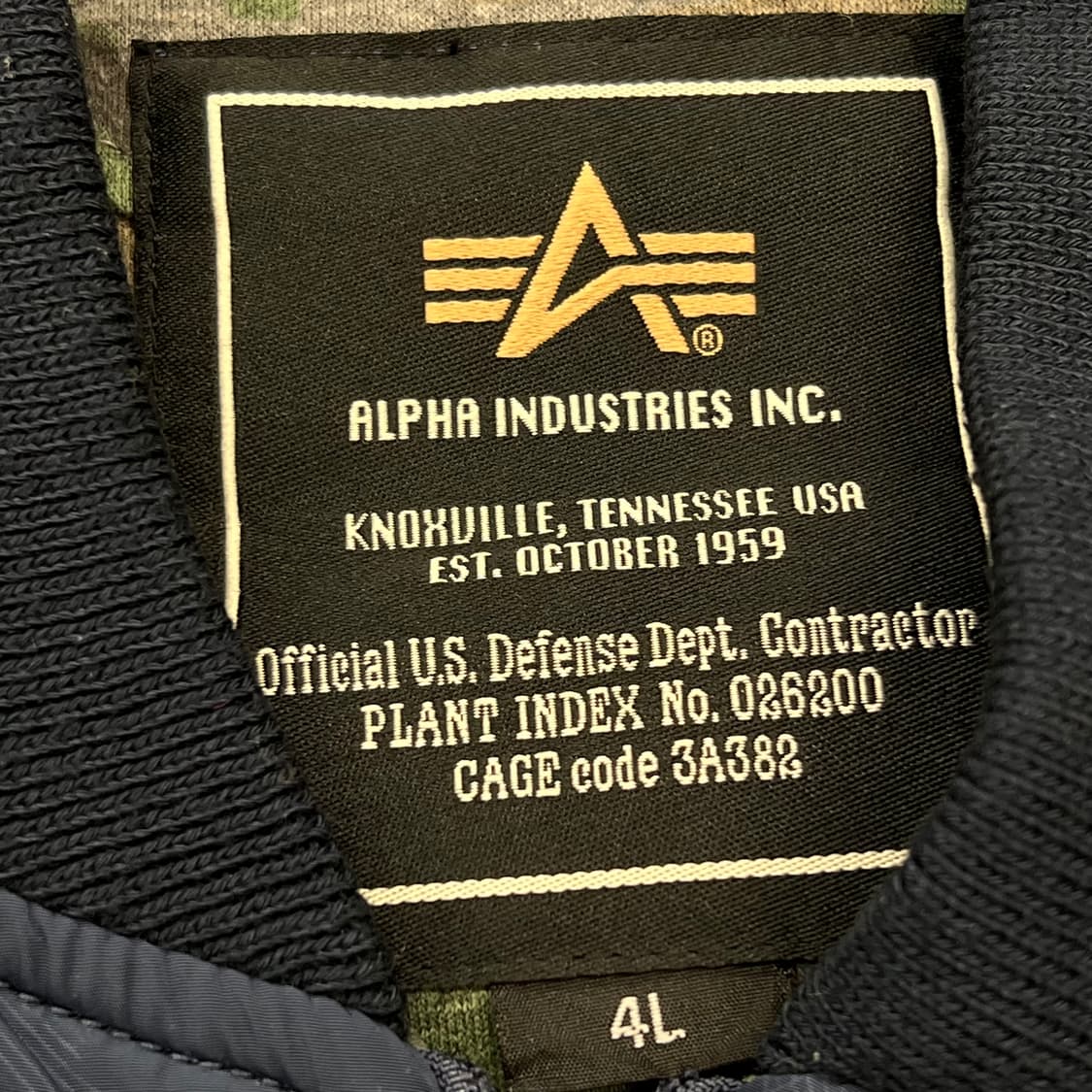 알파 밀리터리 블루종 r2768 상품이미지6