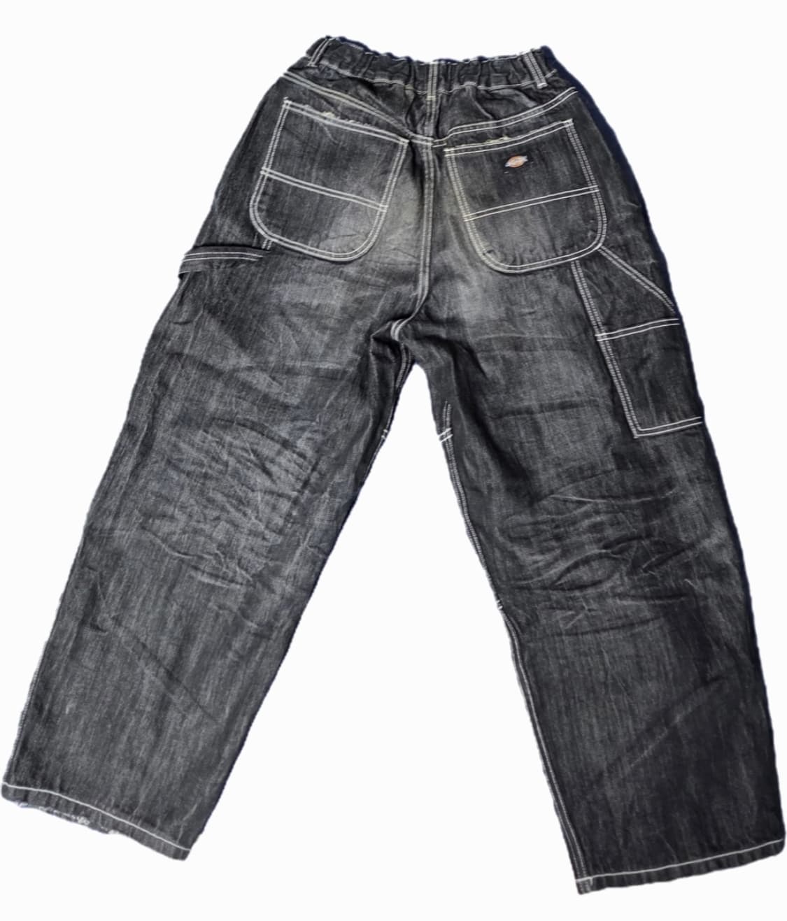 떠그클럽 X 디키즈 더블니 워시드 데님 팬츠 블랙 2 상품이미지2