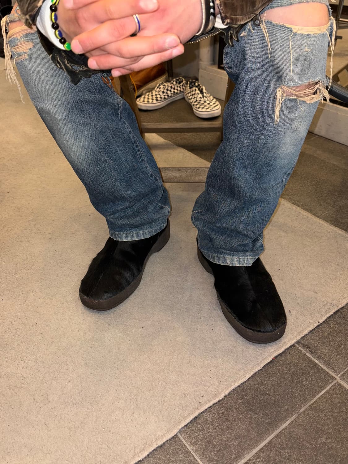 Hair-on Cowhide(Pony hair) American boot 상품이미지3