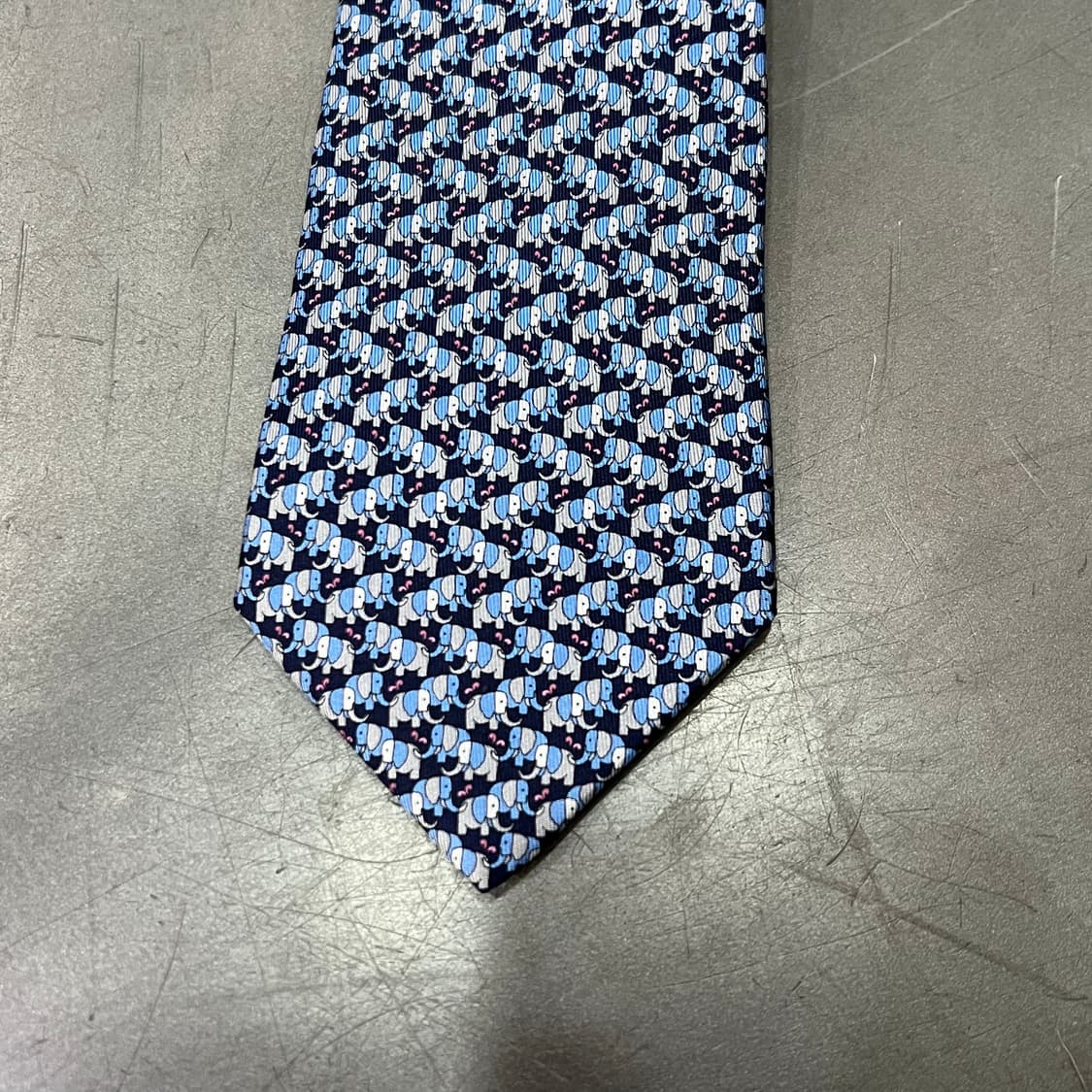  살바토레 페레가모 애니멀 패턴 실크 넥타이 y15099 상품이미지2