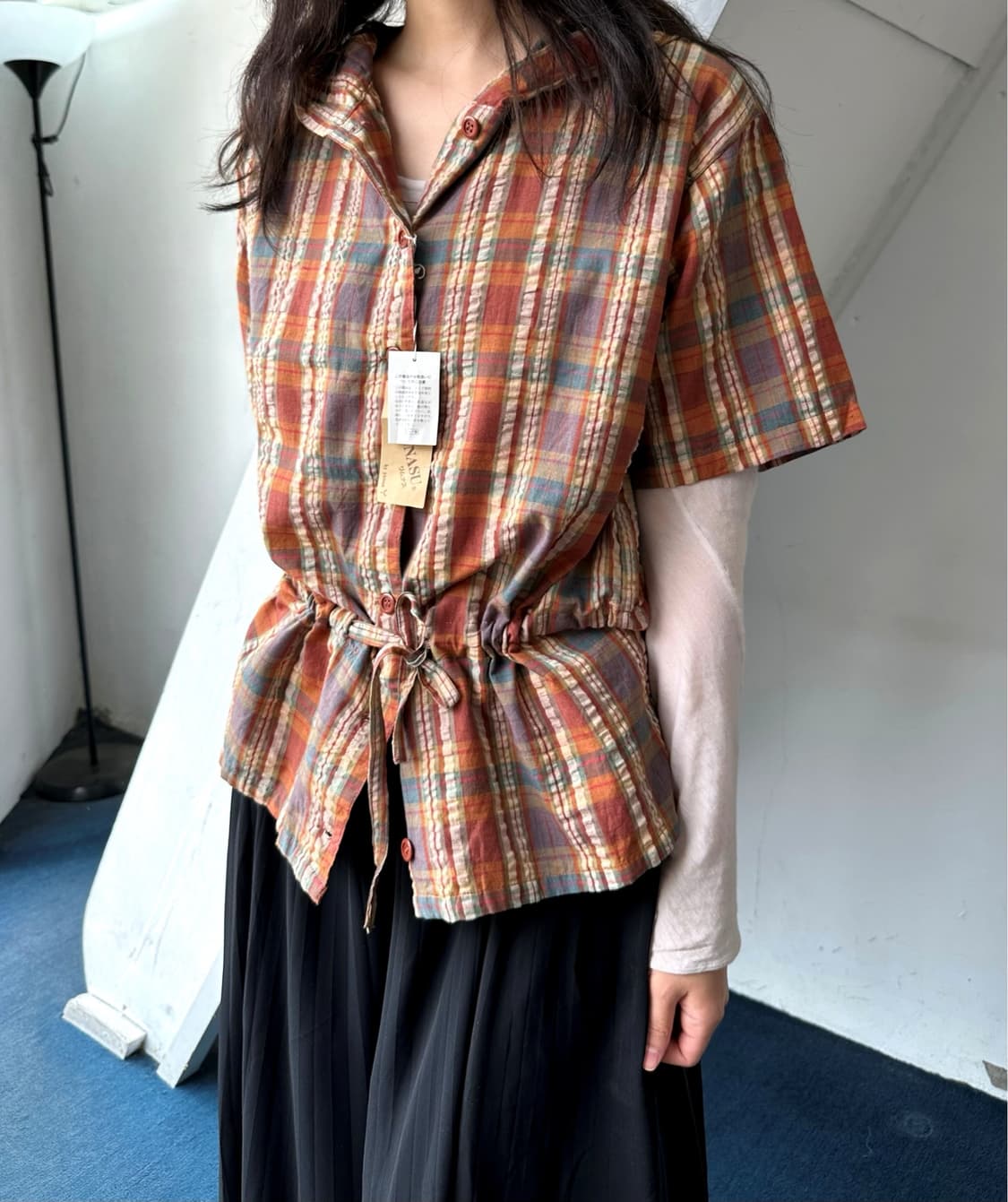 Natural volume cotton hooded shirket 상품이미지8