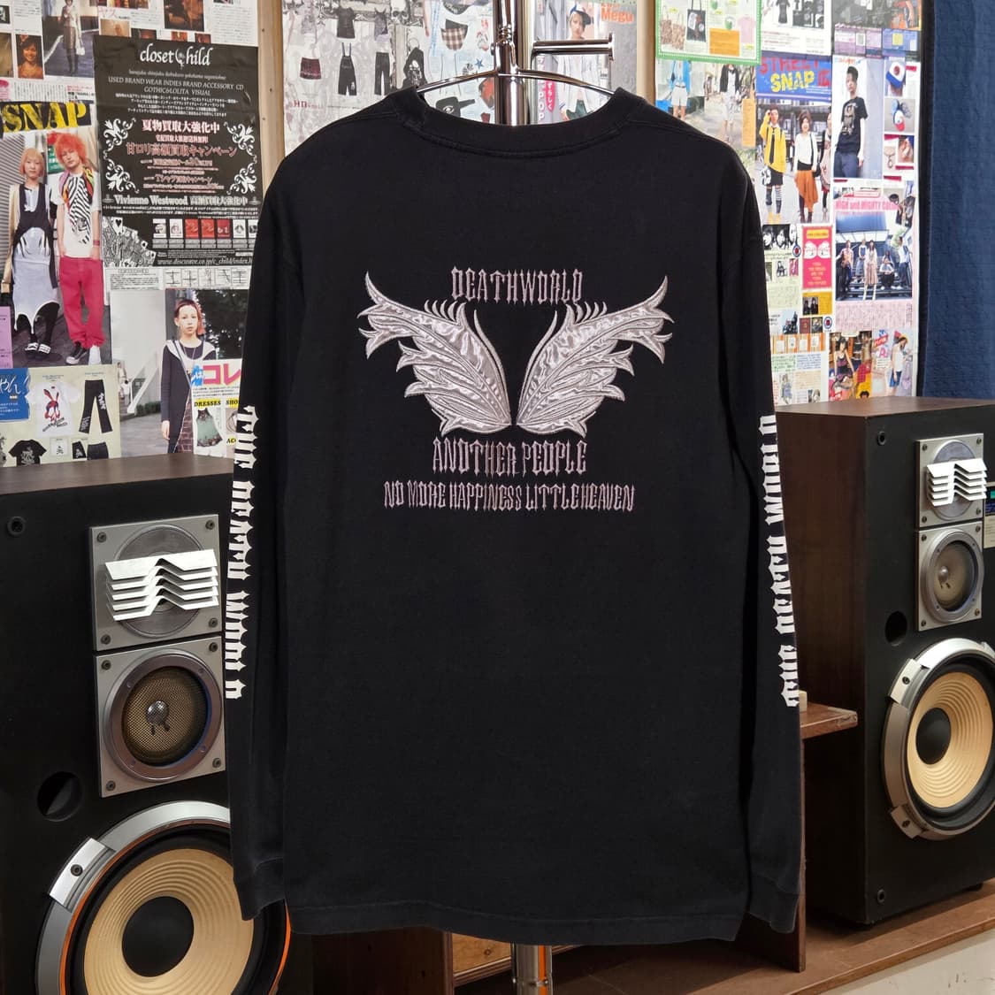 JPN 펑크 날개 자수 롱슬리브 상품이미지1