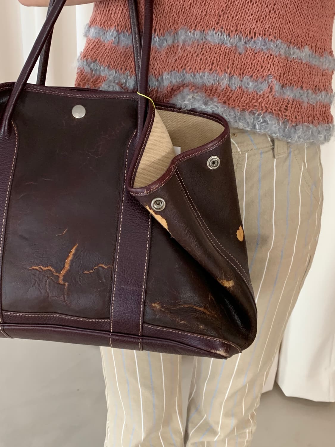 00's Vintage "Hermes" Garden Party Bag 상품이미지6