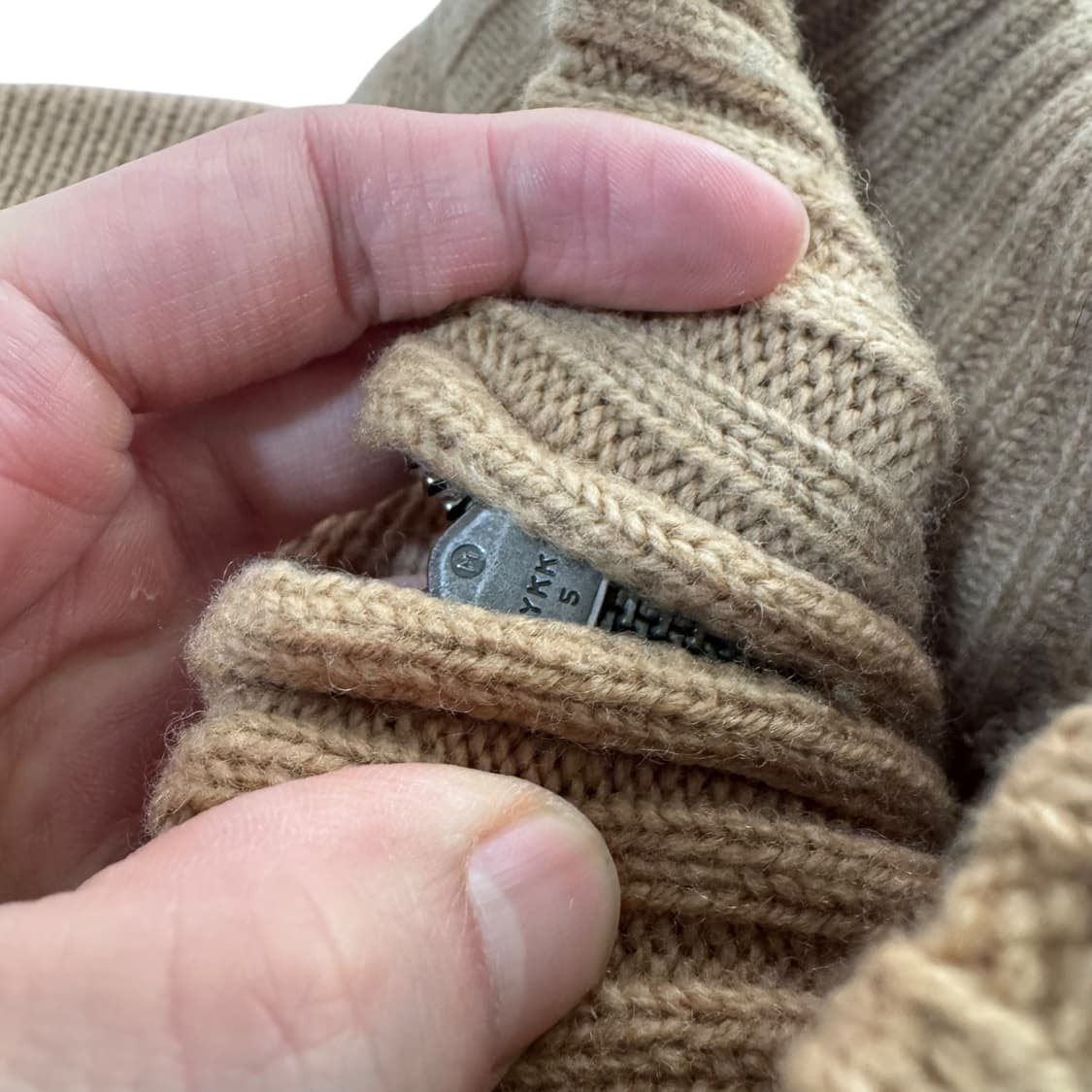 폴로 랄프로렌 카멜 니트집업 상품이미지4