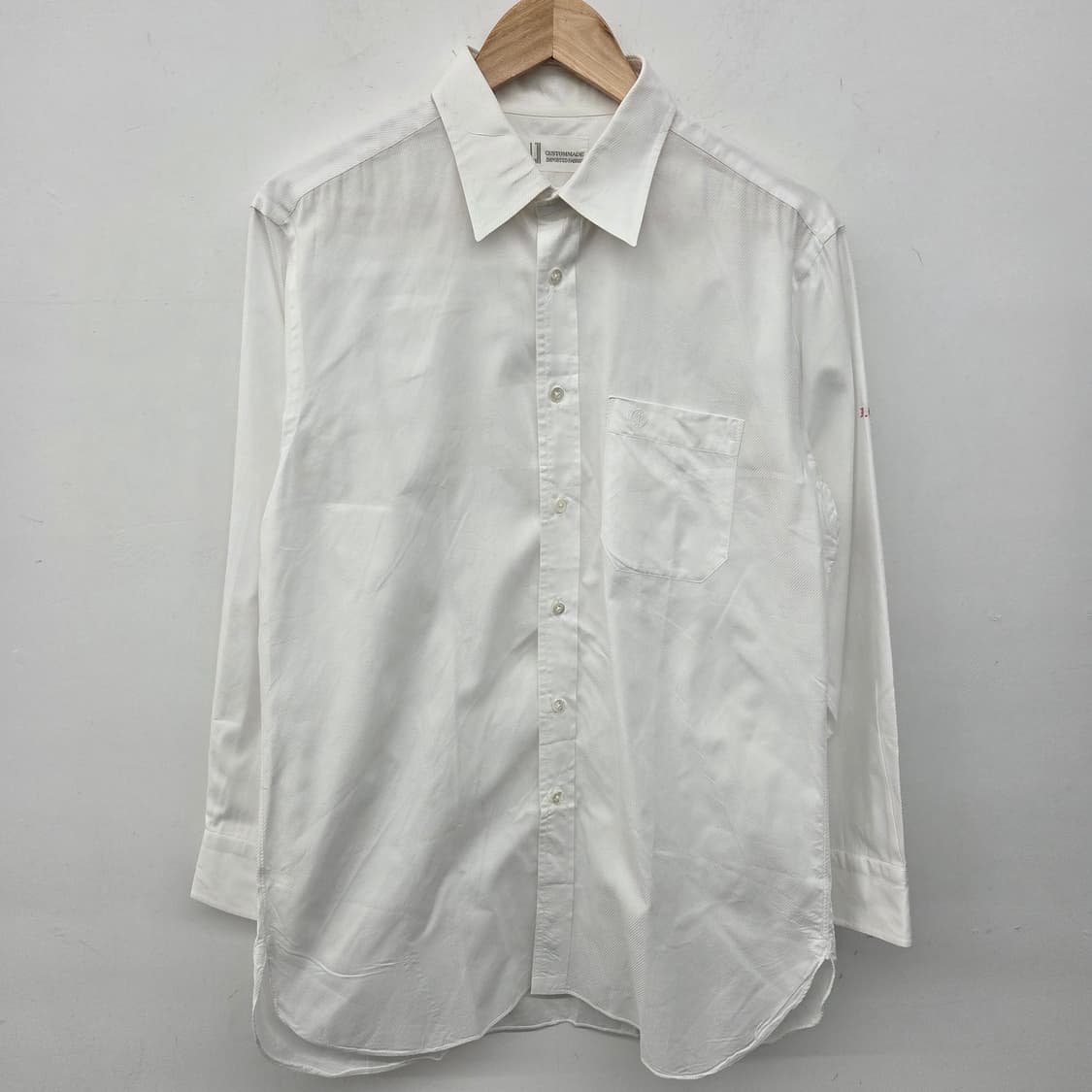 던힐 패턴 화이트 셔츠 남방 남XL 상품이미지2