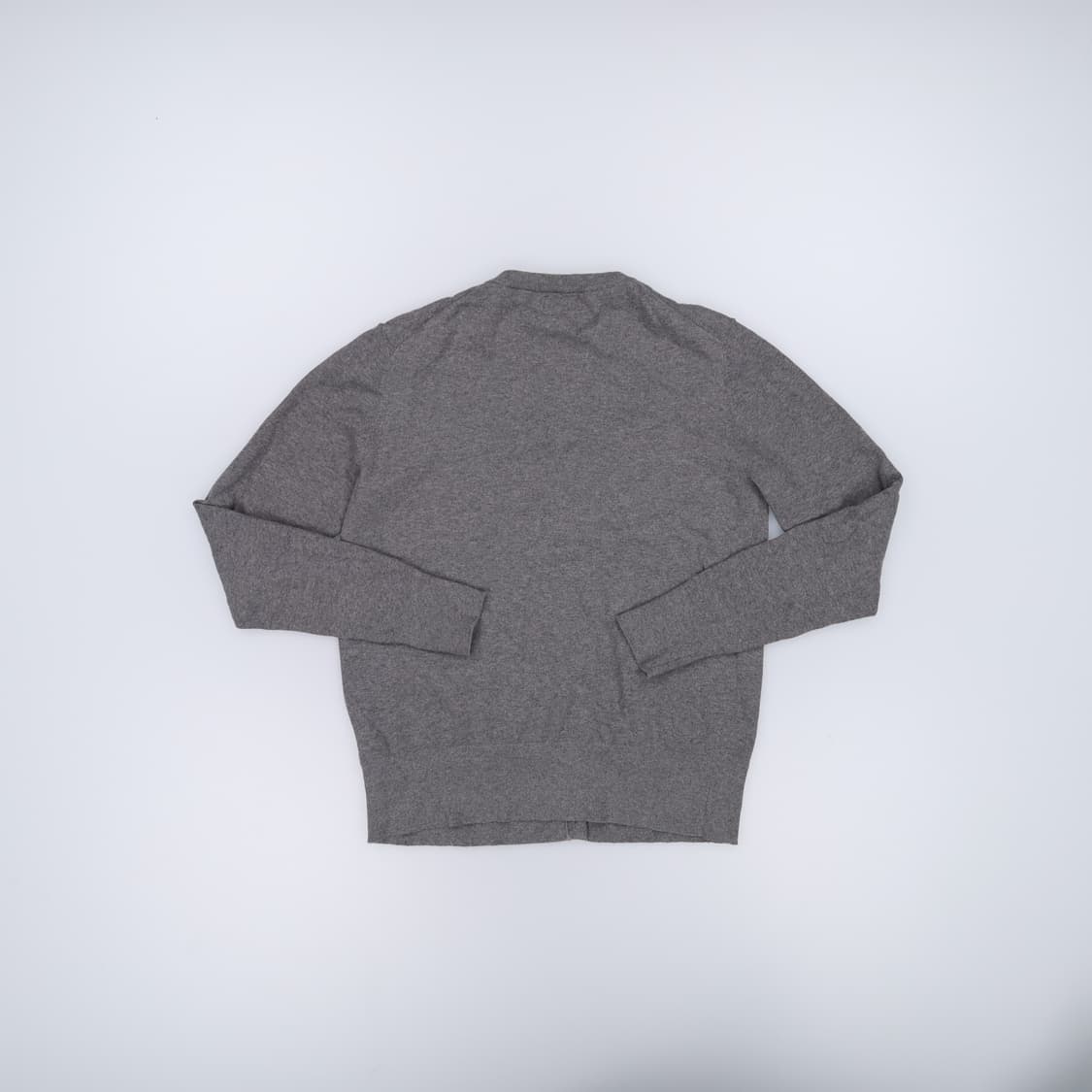 M 폴로 그레이 코튼 가디건 0410H1 상품이미지2