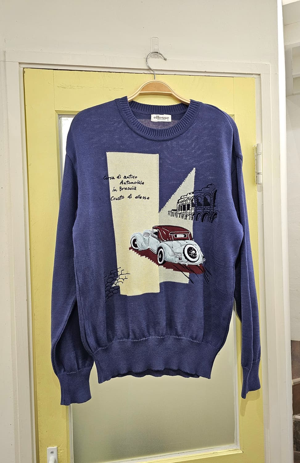 Ellesse golf uomo 자수 면 니트 상품이미지1