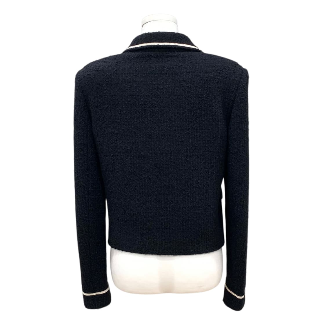 셀린느 샤세르 부클레 울 트위드 골드 버튼 자켓 상품이미지4