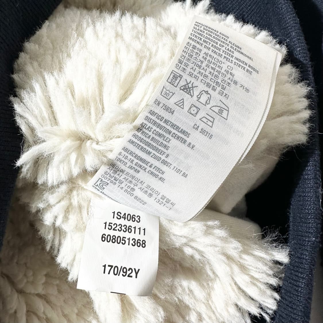 아베크롬비 울프조 후드집업 네이비 상품이미지7