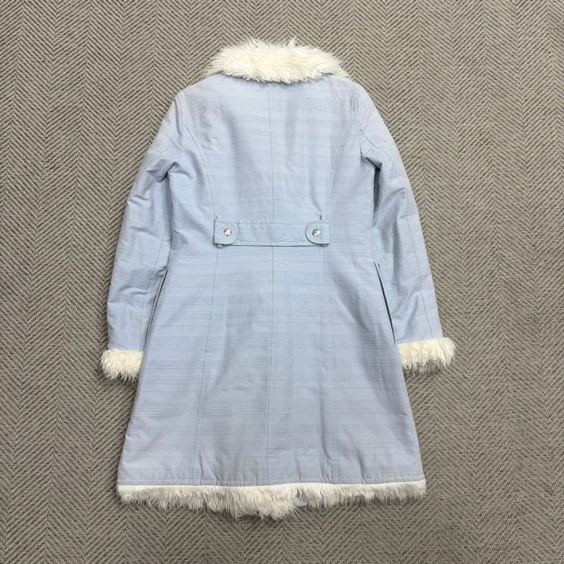 꾸레쥬 화이트 퍼 카라 자켓 v1795 상품이미지2