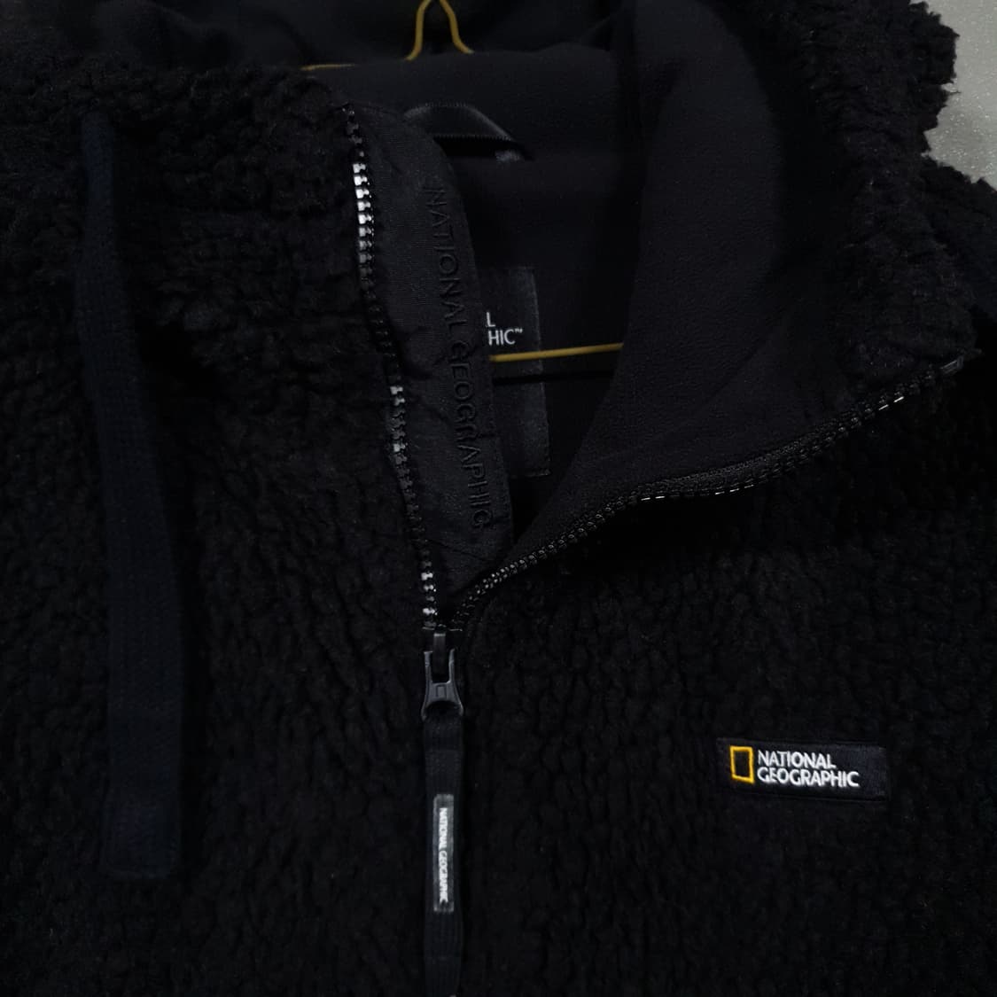 M) 내셔널지오그래픽 코스토니 와펜 플리스 뽀글이 양털 후드집업 자켓 상품이미지5