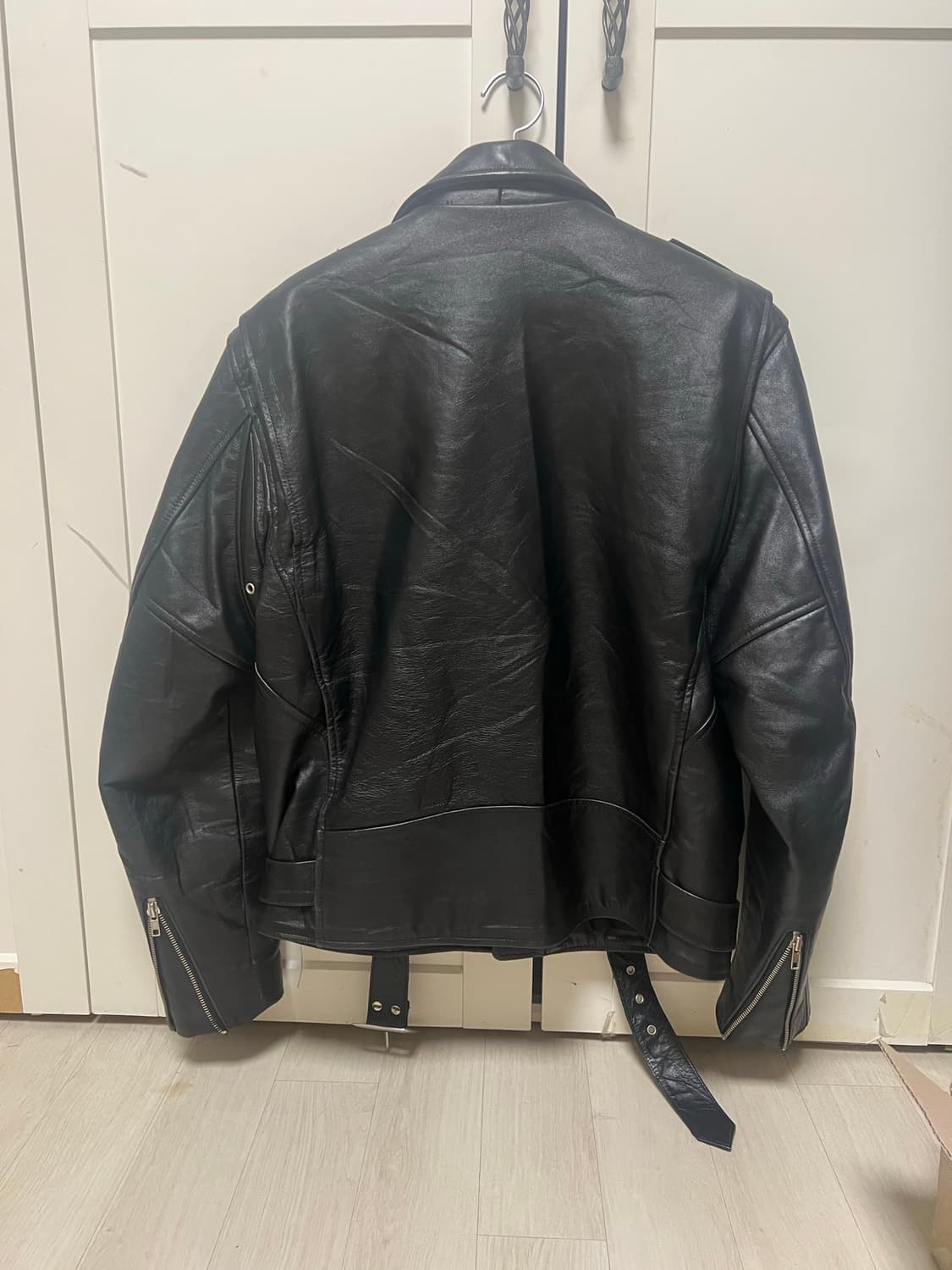 George town 더블 라이더 가죽자켓 상품이미지2