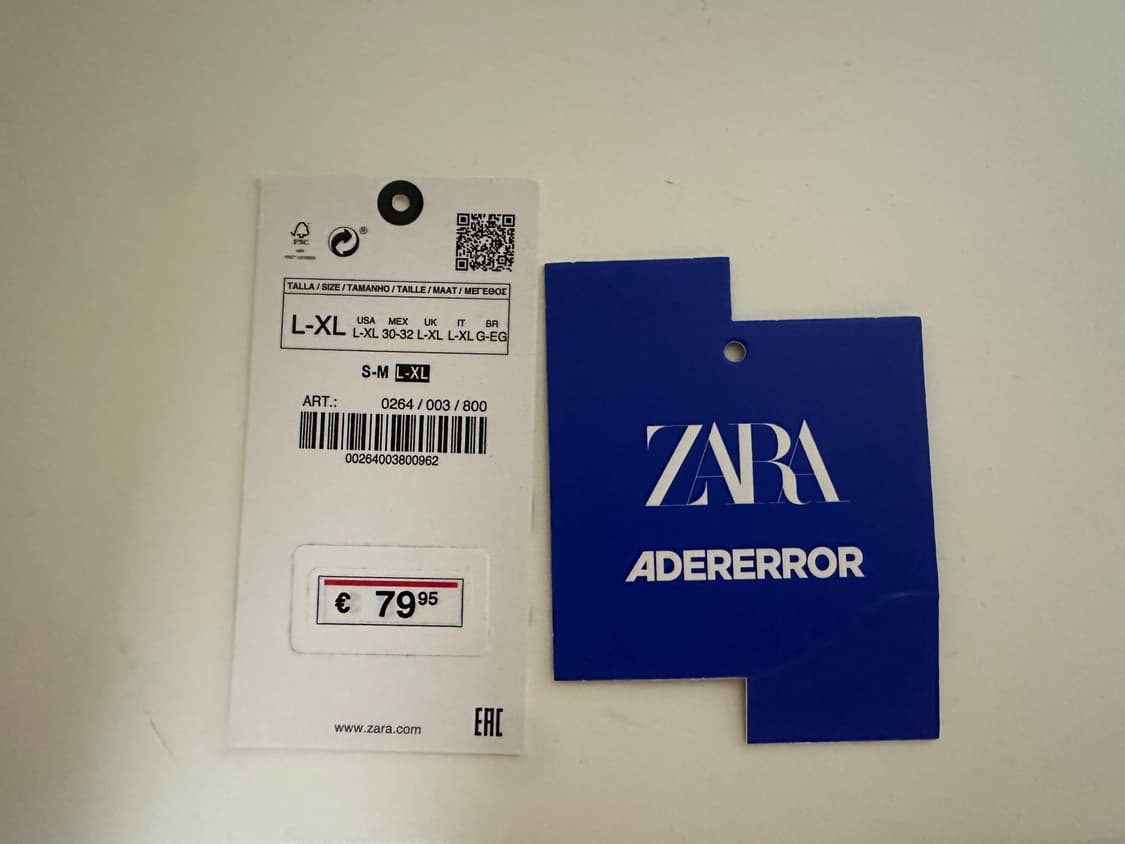 (L-XL) 자라 x 아더에러 후드티 블랙 상품이미지4