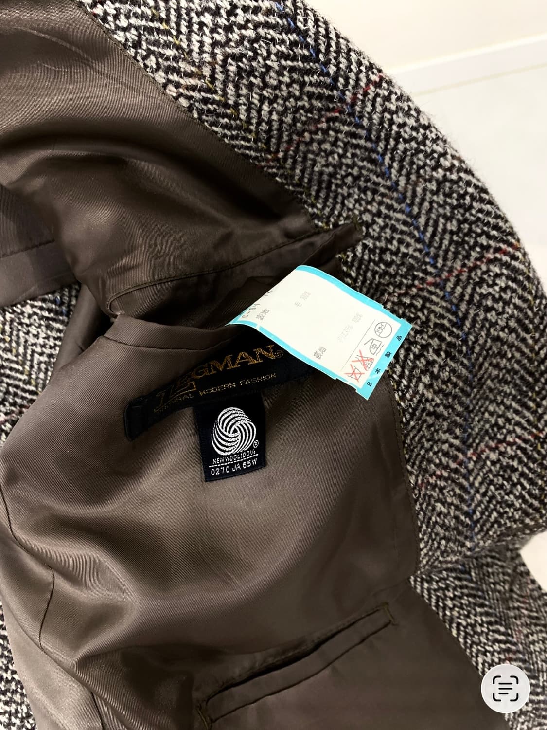 뉴울 100 헤링본 클래식 자켓 상품이미지9